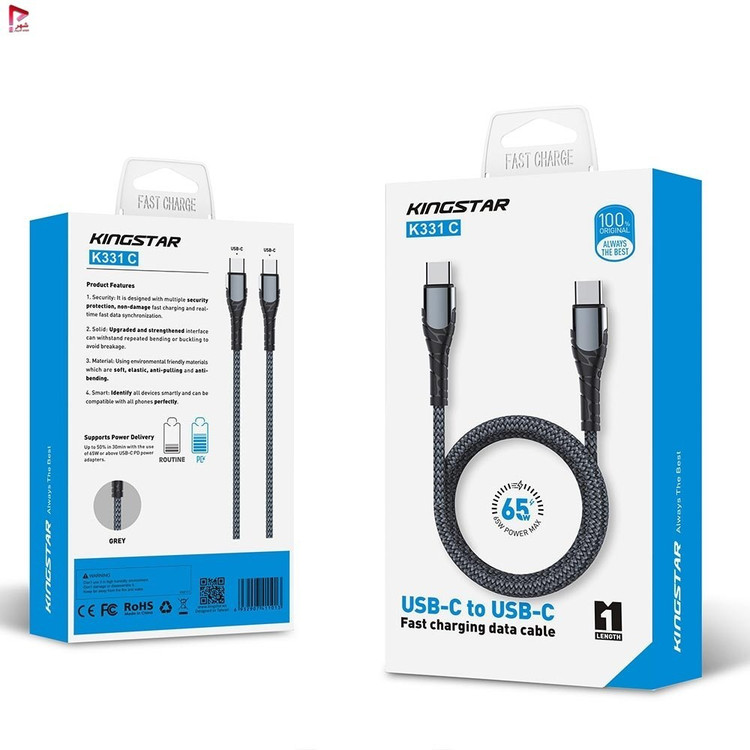 کابل USB-C to USB-C کینگ استار مدل